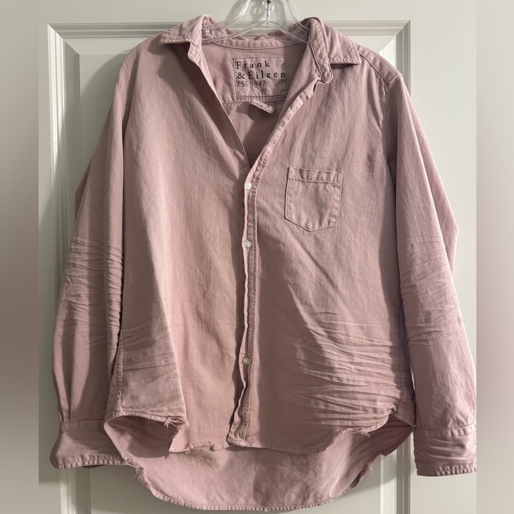 Frank & Eileen Pink women’s shirt size small